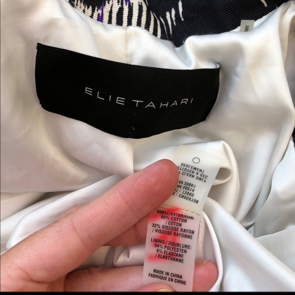 Elie Tahari Ladies Blazer NWOT XS - Picture 6 of 6